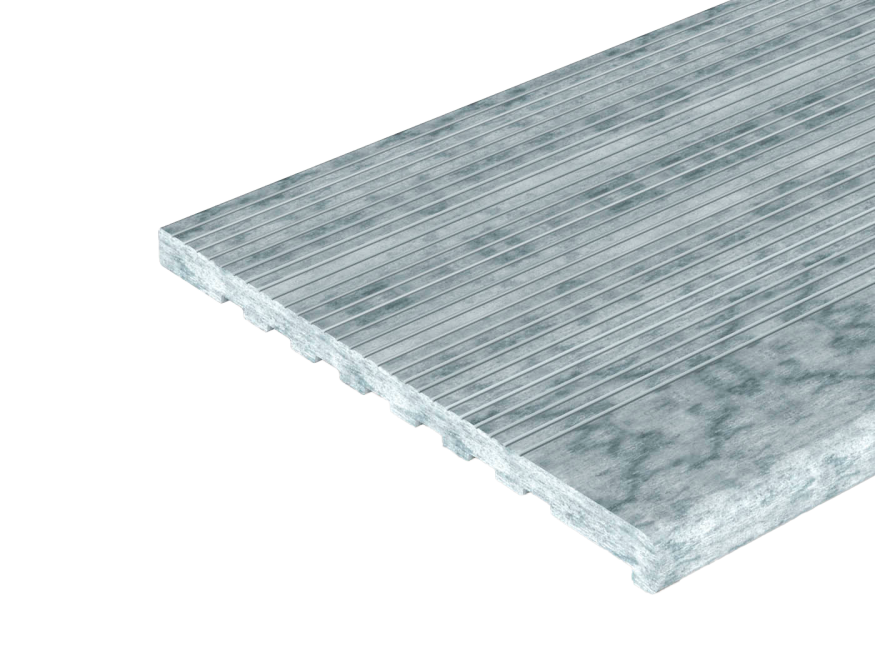 Ступени из ДПК WOODVEX Select Colorite Бело-серый купить в Цандрыпш