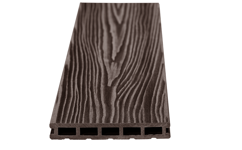 Террасная доска из ДПК RusDecking Unodeck Mogano - Цвет Венге купить в Цандрыпш