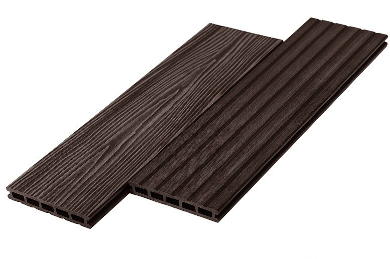 Террасная доска из ДПК RusDecking Unodeck Mogano - Цвет Венге купить в Цандрыпш