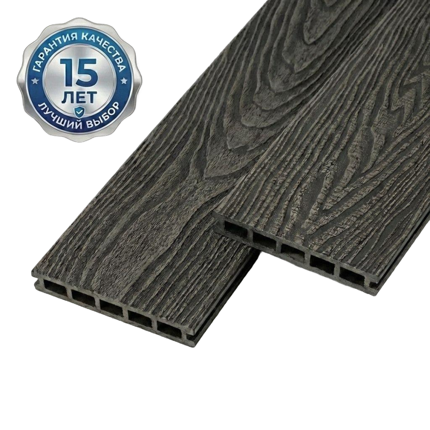 Террасная доска ДПК GardenParkett Патио, Графит купить в Цандрыпш