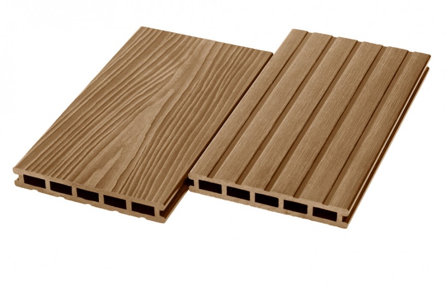 Террасная доска ДПК RusDecking Unodeck Могано - Цвет ореха купить в Цандрыпш