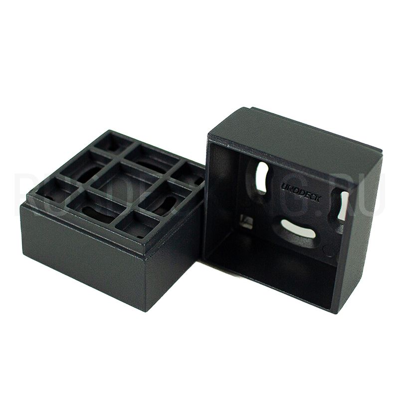 Крепление балясины прямое RusDecking Unodeck Графит купить в Цандрыпш