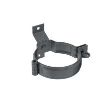 Декоративный хомут для труб с текстурой дерева и крепежом, Aquasystem, RR 23 Маренго матовый 125/90.