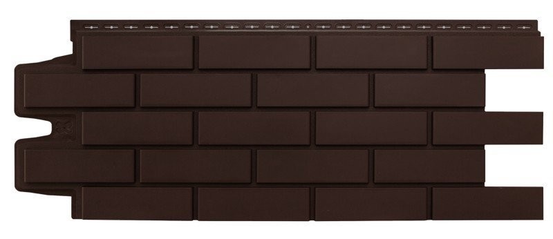 Фасадные панели Grand Line, Клинкерный кирпич Classic, Цвет: Шоколадный купить в Цандрыпш