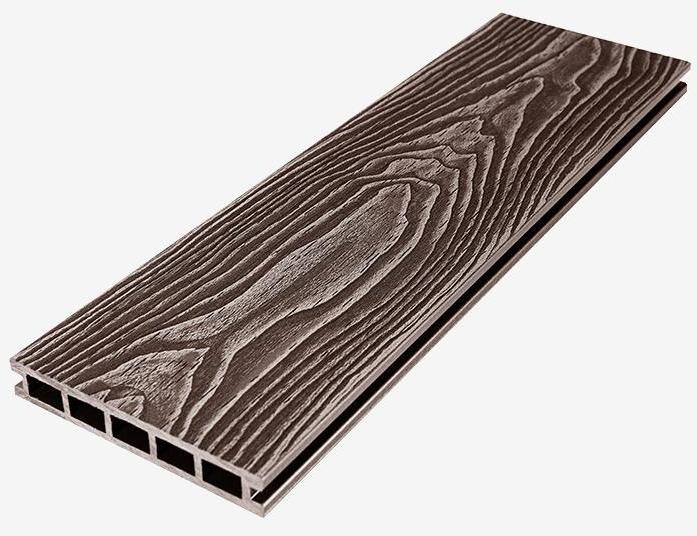 Террасная доска из ДПК RusDecking Unodeck Vintage - Цвет Венге купить в Цандрыпш