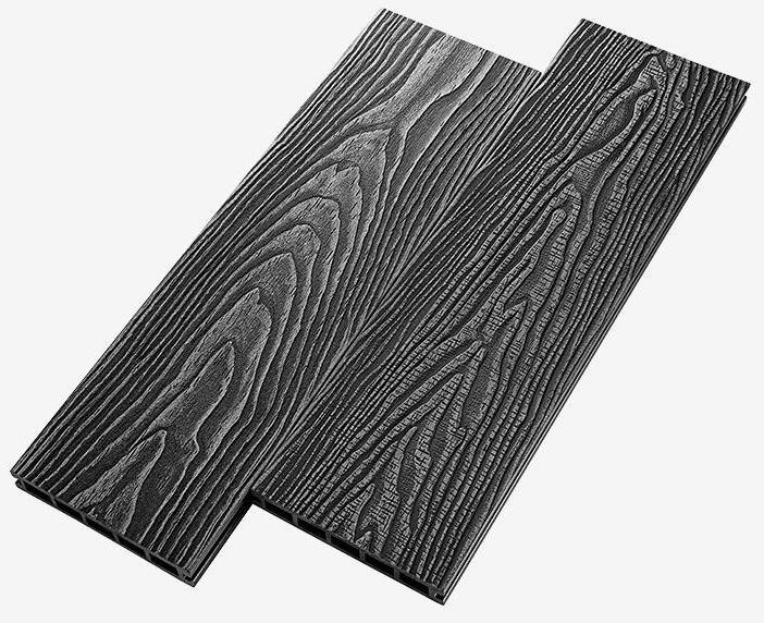 Террасная доска из композитного материала RusDecking Unodeck Vintage - Цвет Графит купить в Цандрыпш