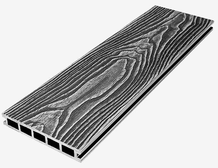 Террасная доска из композитного материала RusDecking Unodeck Vintage - Цвет Графит купить в Цандрыпш
