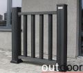 Ограждение из ДПК Outdoor Classic 3D STORM черного цвета купить в Цандрыпш
