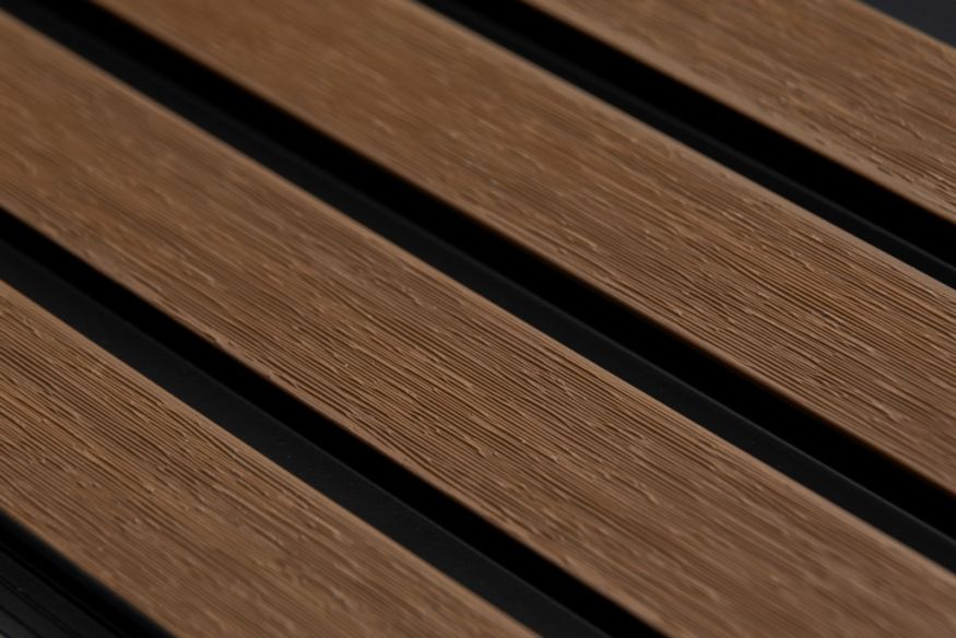Реечная фасадная панель Ecodecking Скай Коэкструзия Тик купить в Цандрыпш