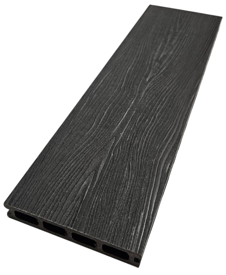 Террасная доска ДПК NanoWood 3D Double Антрацит купить в Цандрыпш
