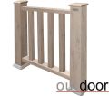 Ограждение из ДПК Outdoor Классик 3D STORM в сером миксе купить в Цандрыпш