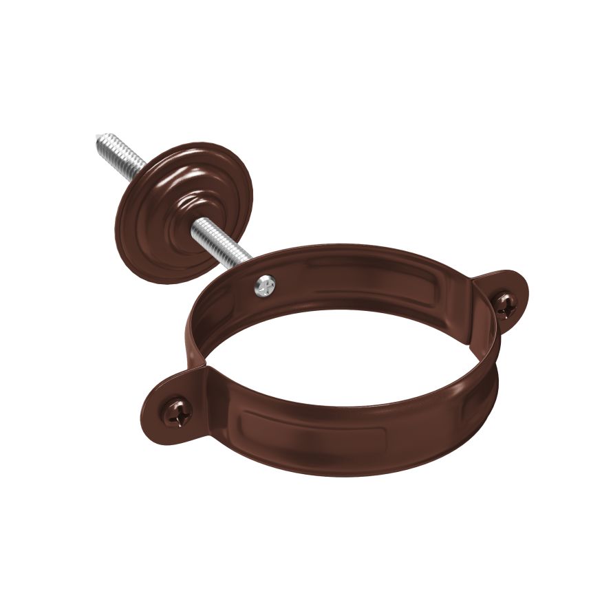 Хомут с комплектом крепления Aquasystem, RAL 8017 Тёмно Коричневый 125/90 купить в Цандрыпш