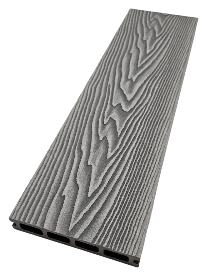 Террасная доска ДПК NanoWood 3D Double Серый купить в Цандрыпш