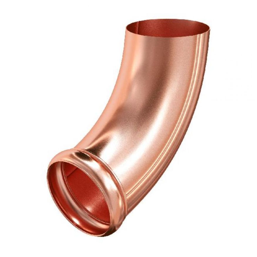 Отвод трубы с декором Aquasystem, медный, 150/100 купить в Цандрыпш