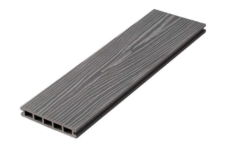 Террасная доска из ДПК RusDecking Unodeck Ultra - Цвет: Серый купить в Цандрыпш