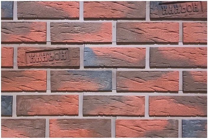 Фиброцементные панели КАНЬОН Клинкер с перекрытием шва - 32 купить в Цандрыпш