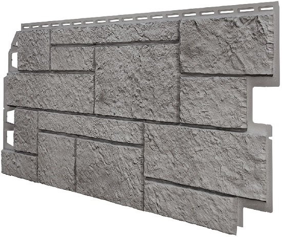 Фасадная панель VOX Sandstone (Сандстоун) светло-серого цвета купить в Цандрыпш
