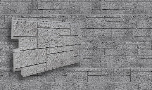 Фасадная панель VOX Sandstone (Сандстоун) светло-серого цвета купить в Цандрыпш