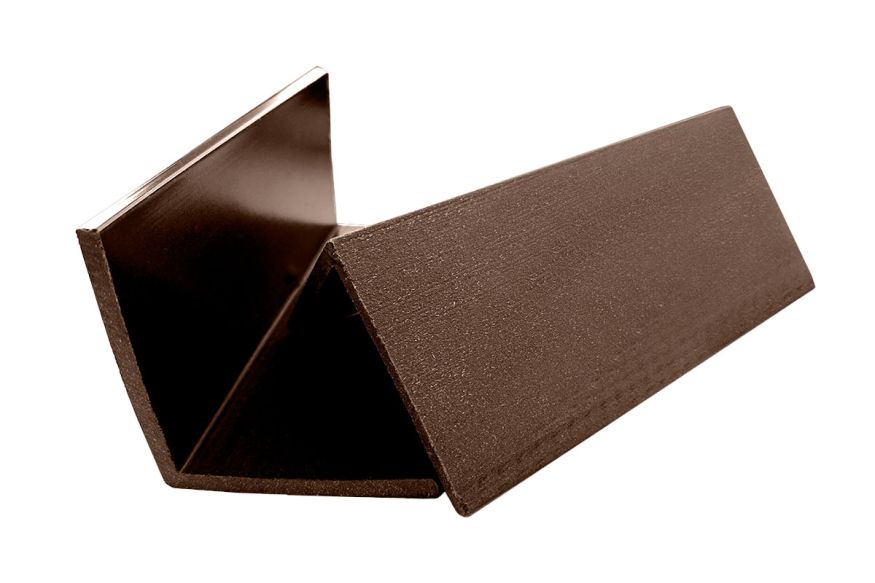 Угол ДПК Gardeck для сайдинга Коричневый купить в Цандрыпш