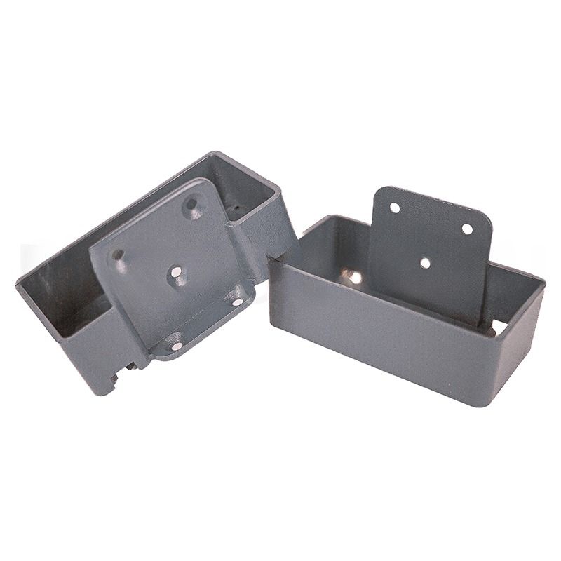 Крепление перил прямое алюминиевое GardenParkett, Серый купить в Цандрыпш