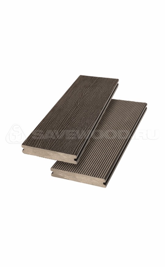 Террасная доска ДПК SaveWood, SW Abies (R), Темно-коричневый купить в Цандрыпш