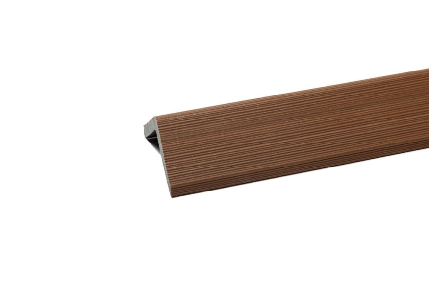 Уголок торцевой Ecodecking Скай коэкструзия Тик купить в Цандрыпш