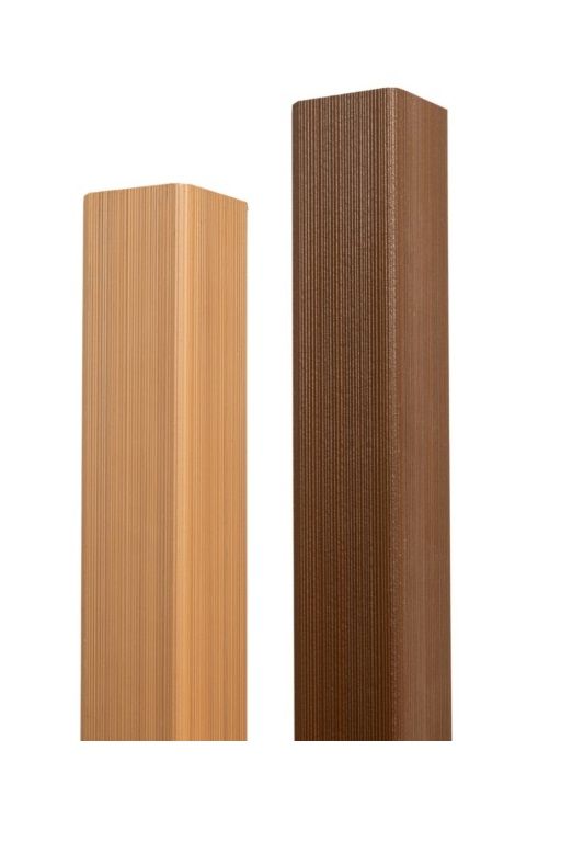 Уголок торцевой Ecodecking Скай коэкструзия Тик купить в Цандрыпш