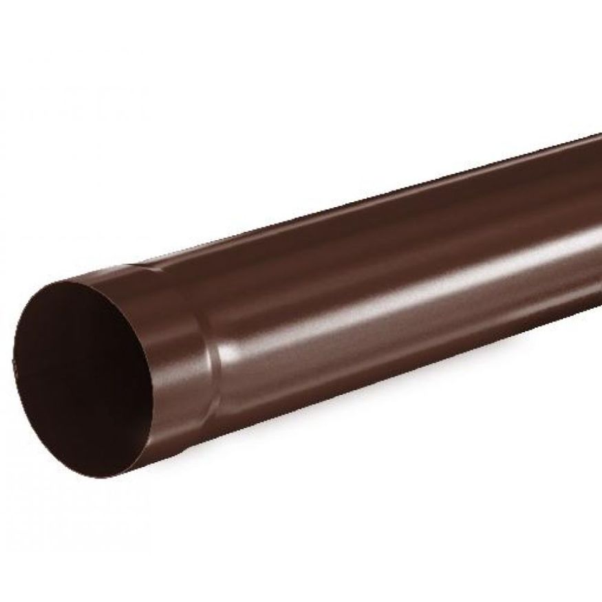 Водосточная труба Aquasystem, RAL 8017, коричневая, 1.00 м, 125/90. купить в Цандрыпш