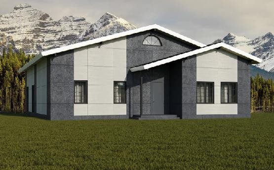 Фиброцементный сайдинг Roofas Board Stone Цвет Графит купить в Цандрыпш