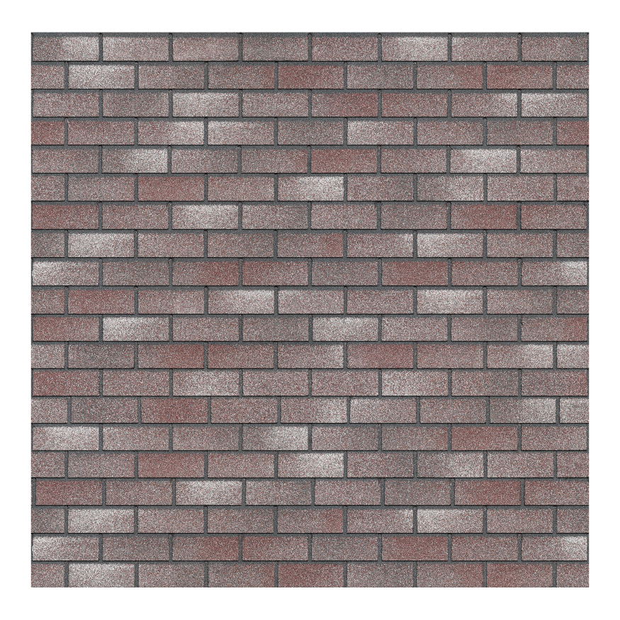 Битумная фасадная плитка Технониколь HAUBERK кирпич Мраморный, 2 кв.м. купить в Цандрыпш