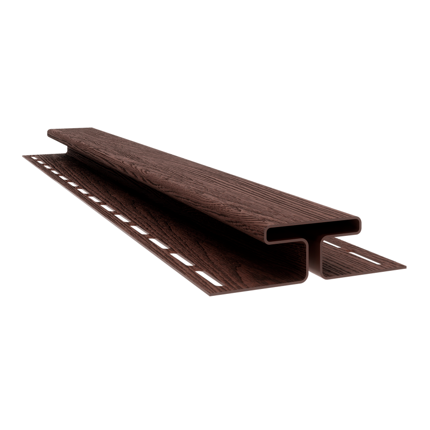 H-профиль соединительный Технониколь Фактур, Орех купить в Цандрыпш