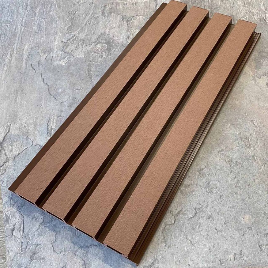 Фасадная реечная панель EasyDecking, Wood-X, Коричневый купить в Цандрыпш