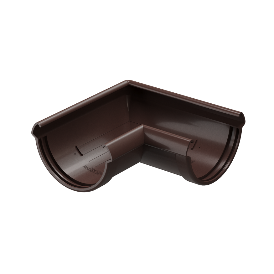 Угол желоба 90˚ Docke Lux, Шоколад купить в Цандрыпш