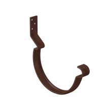 Крюк короткий усиленный модернизированный с комплектом крепления Aquasystem, RAL 8017 Тёмно Коричневый 150/100