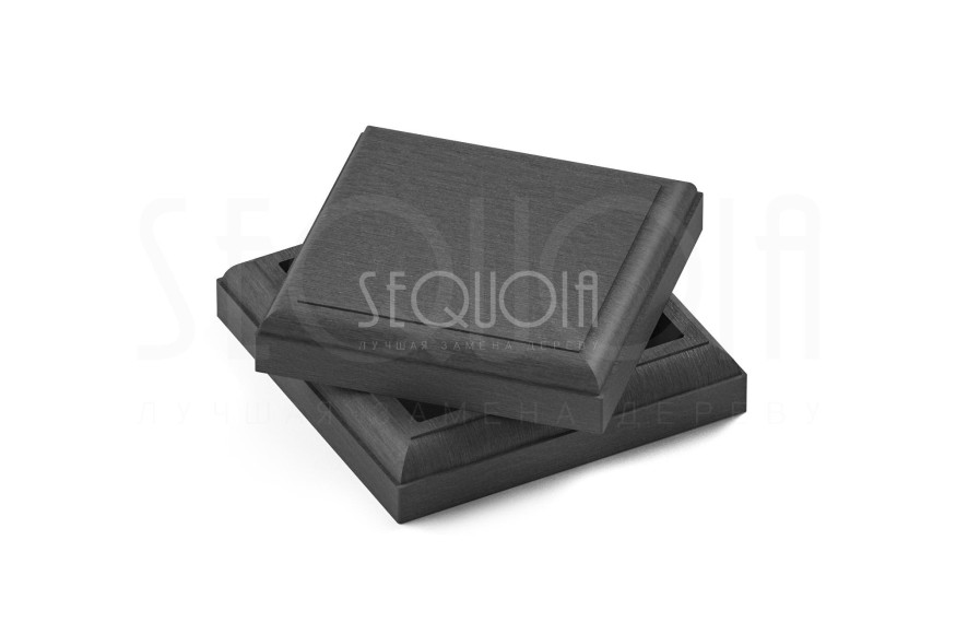 Комплект крышки и юбки для столба SEQUOIA GRAY купить в Цандрыпш