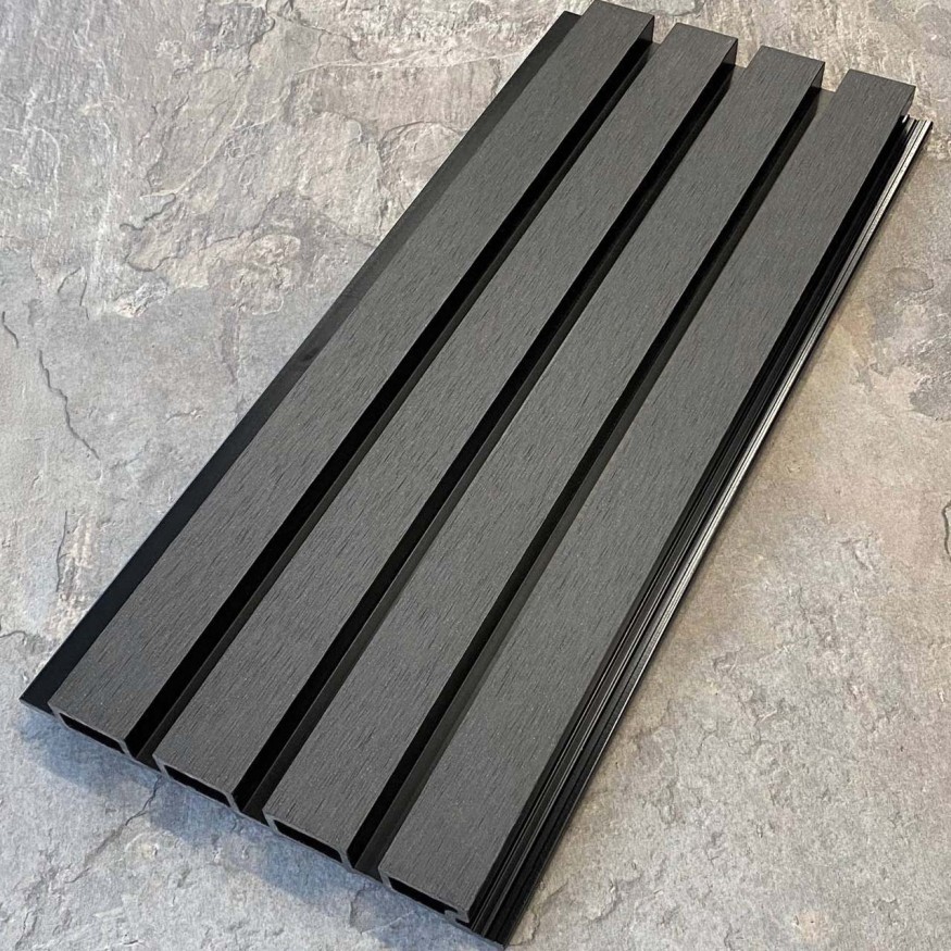 Фасадная реечная панель EasyDecking, Wood-X, Черное дерево купить в Цандрыпш