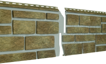 Фасадная панель Ю-пласт Стоун Хаус S-Lock Таганай, Вулканический