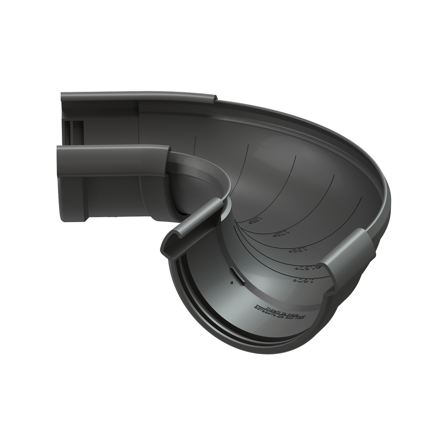 Регулируемый угол желоба Docke Lux, Графит купить в Цандрыпш