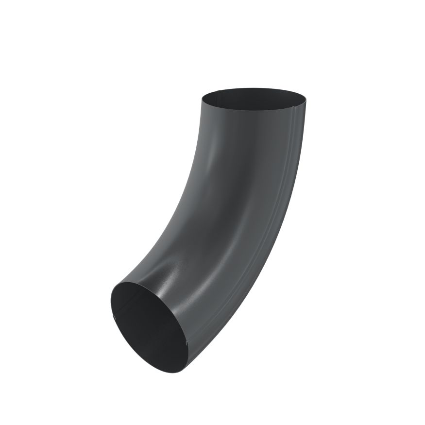 Колено универсальное Aquasystem, RAL 7024 Тёмно-серый 125/90 купить в Цандрыпш