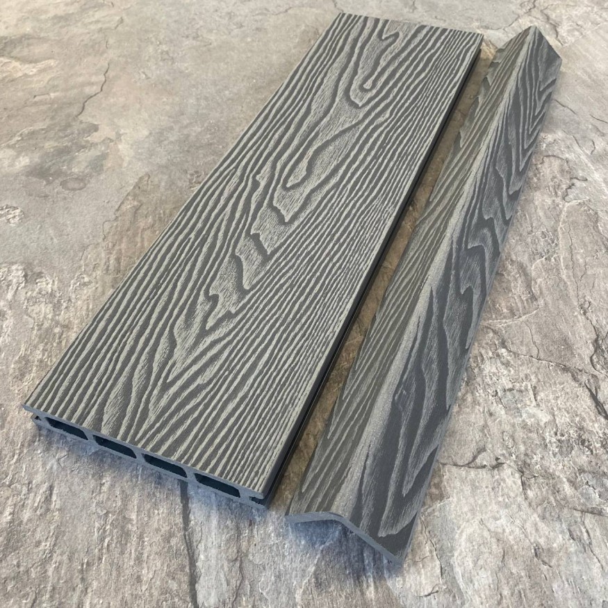 Террасная доска ДПК EasyDecking, Wood-X, Серый купить в Цандрыпш