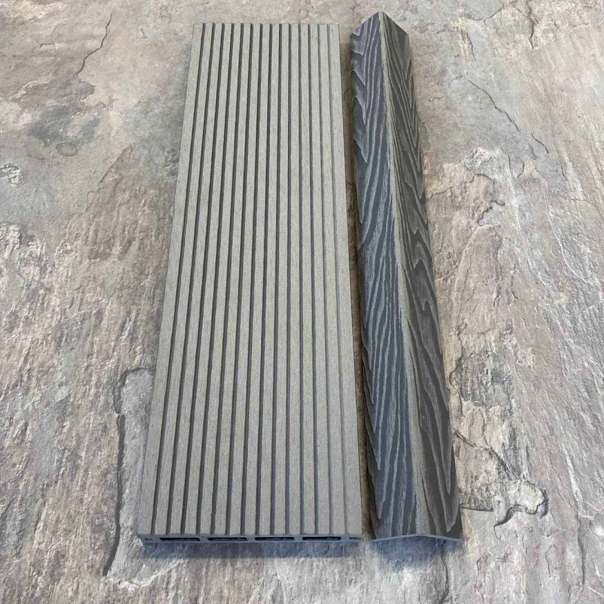 Террасная доска ДПК EasyDecking, Wood-X, Серый купить в Цандрыпш