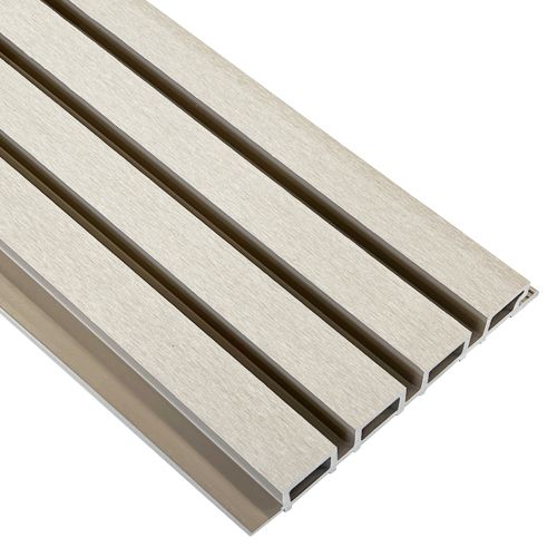 Фасадная реечная панель EasyDecking, Wood-X, Бежевый купить в Цандрыпш