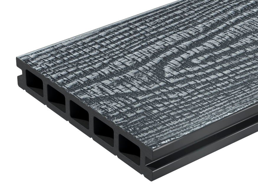 Террасная доска WOODVEX Expert Antique цвет Stone Gray купить в Цандрыпш