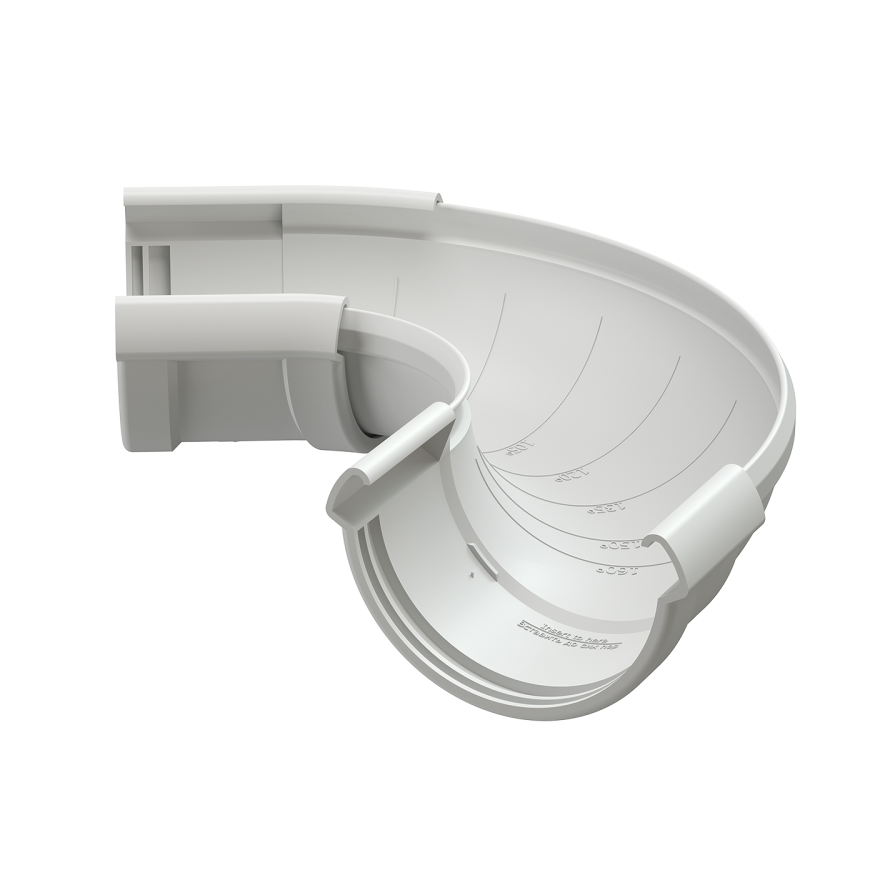 Регулируемый угол желоба Docke Lux, Пломбир купить в Цандрыпш