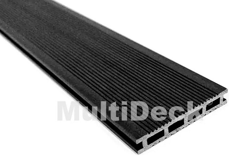 Террасная доска из ДПК MultiDeck Черный бархатный оттенок купить в Цандрыпш