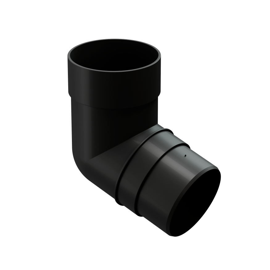 Колено 45˚ для водосточной трубы Docke Premium, Карбон купить в Цандрыпш