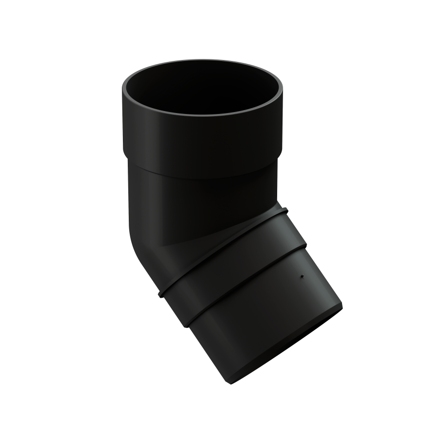 Колено 72˚ для водосточной трубы Docke Premium, Карбон купить в Цандрыпш