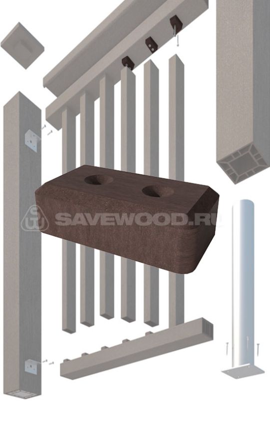 Крепление балясины Savewood купить в Цандрыпш