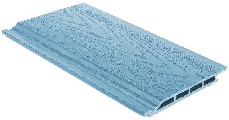 Панель фасадная ДПК АЙ-ТЕХПЛАСТ, синий цвет. купить в Цандрыпш