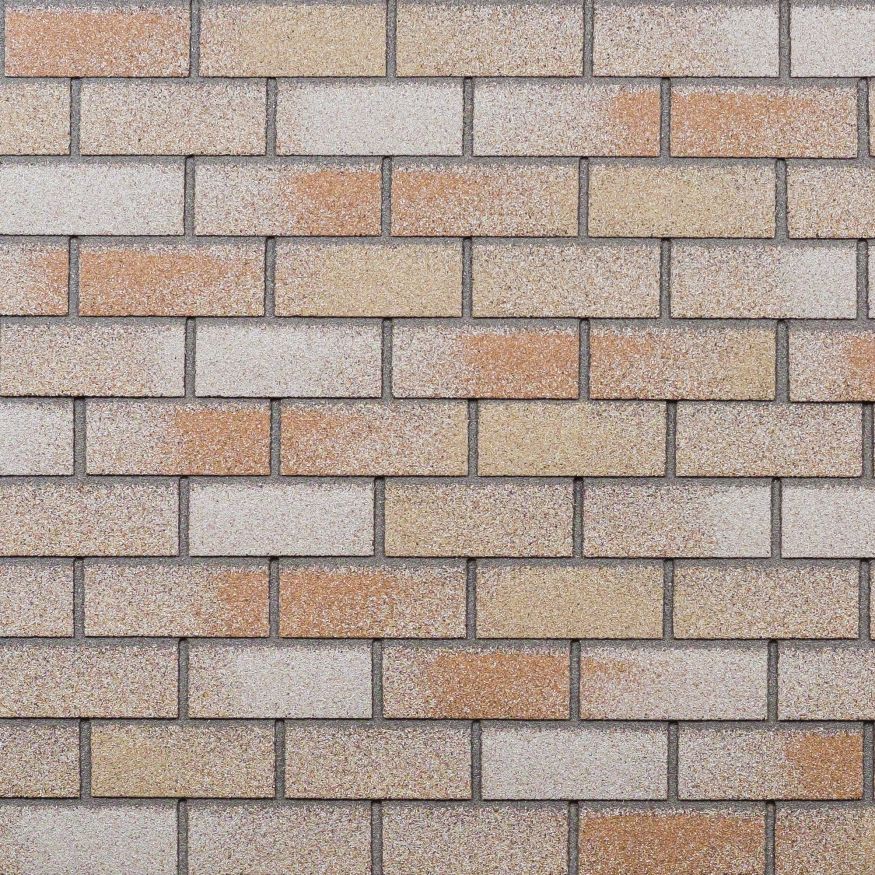 Фасадная битумная плитка Технониколь HAUBERK кирпич Каталонский, 2.2 кв.м. купить в Цандрыпш